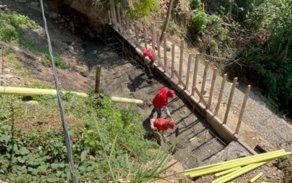 Avanza en un 62% recuperación de la vía hacia El Chorro El Indio