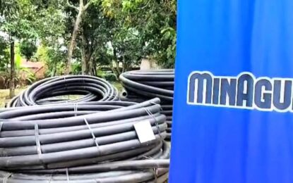 6 mil 960 familias reciben materiales para uso eficiente de las aguas