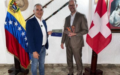 Táchira recibe al embajador de Suiza en Venezuela