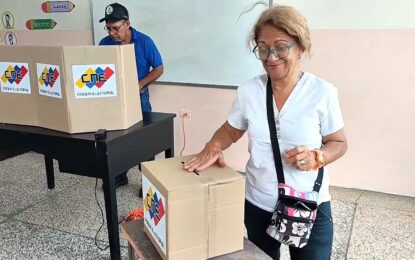Berzabeth Gandica: “Exitoso simulacro electoral”