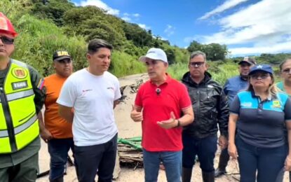 En Táchira: Comisión del Alto Gobierno inspecciona obras en zonas impactadas por lluvias