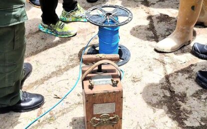 Con voladura controlada avanza nueva fase de rehabilitación de paso hacia San Vicente de la Revancha