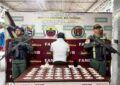 Detenido sujeto con droga oculta en el estómago