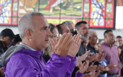 Gobernador Freddy Bernal invita a que en familia visiten al Santo Cristo de La Grita