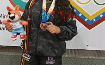 Yendri Valero conquista medalla de bronce para el Táchira en los Juegos Nacionales Estudiantiles