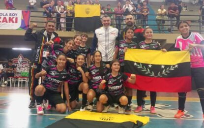 Táchira obtiene bronce en fútbol sala femenino 