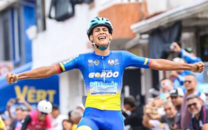 ​Eduard Ayala se viste de líder en la Vuelta de la Juventud