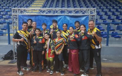 Siete metales contabilizaron atletas tachirenses en nacional de Wushu