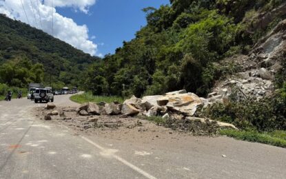 Gobernación despeja las vías en el sector El Zig – Zag