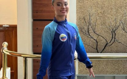 Michelle Sánchez brilla en el Campeonato Sudamericano de Gimnasia Rítmica