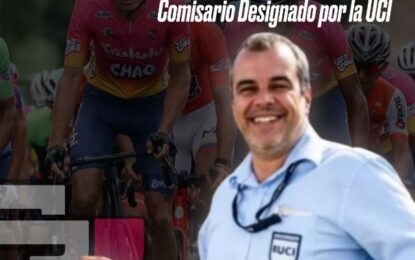 Luiz Fernando Nascimento Vasconcellos designado comisario director de la Vuelta al Táchira 2026