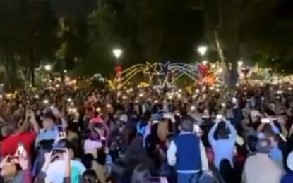 Exitosa bienvenida de las Navidades Felices y en Paz 2025 en Michelena