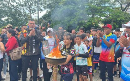 El Fuego Patrio de los Juegos Nacionales Comunales 2025 llegó al Táchira